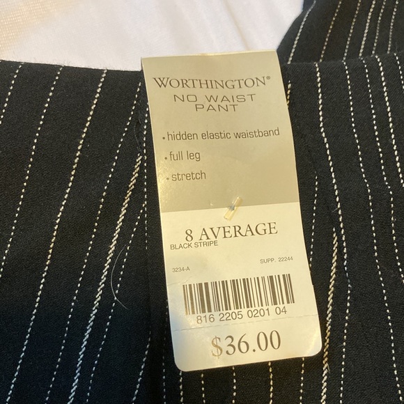 Worthington NWT no waist pant size 8average - Picture 4 of 7